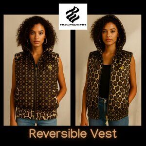 Rocawear Reversible Vest Y2K Vintage (Size XL)